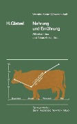 Cover-Bild zum Titel 'Nahrung und Ernährung' von 'H. Glatzel'