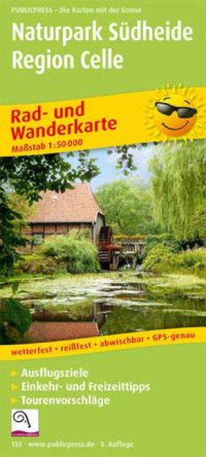 Naturpark Südheide - Region Celle 1:50 000 - 