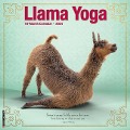 Llama Yoga 2024 12 X 12 Wall Calendar - Willow Creek Press
