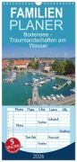 Cover-Bild zum Titel 'Familienplaner 2026 - Bodensee - Traumlandschaften am Wasser mit 5 Spalten (Wandkalender, 21 x 45 cm) CALVENDO' von 'Elisabeth Schittenhelm'