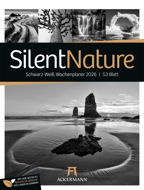 Silent Nature Wochenplaner Kalender 2026 - 
