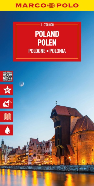 MARCO POLO Reisekarte Polen 1:700.000 - 