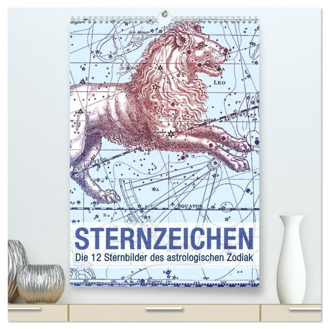 Sternzeichenkalender (hochwertiger Premium Wandkalender 2026 DIN A2 hoch), Kunstdruck in Hochglanz - Bilwissedition Layout Babette Reek