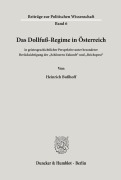 Cover-Bild zum Titel 'Das Dollfuß-Regime in Österreich' von 'Heinrich Bußhoff'