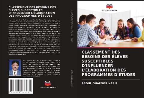 CLASSEMENT DES BESOINS DES ÉLÈVES SUSCEPTIBLES D'INFLUENCER L'ÉLABORATION DES PROGRAMMES D'ÉTUDES - Abdul Ghafoor Nasir