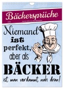 Cover-Bild zum Titel 'Bäckersprüche (Wandkalender 2026 DIN A4 hoch), CALVENDO Monatskalender' von 'Sabine Löwer'