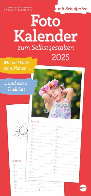 Fotokalender zum Selbstgestalten 2025 - 