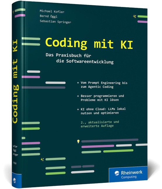 Coding mit KI - Michael Kofler, Sebastian Springer, Bernd Öggl