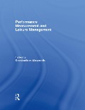 Cover-Bild zum Titel 'Performance Measurement and Leisure Management' von ''