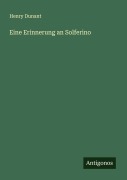 Cover-Bild zum Titel 'Eine Erinnerung an Solferino' von 'Henry Dunant'