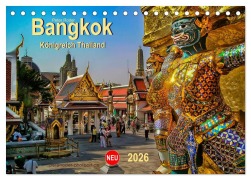 Cover-Bild zum Titel 'Bangkok - Königreich Thailand (Tischkalender 2026 DIN A5 quer), CALVENDO Monatskalender' von 'Peter Roder'