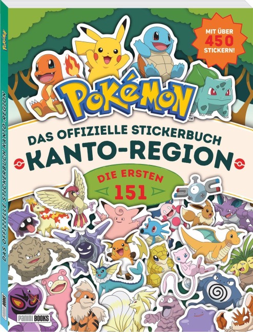 Pokémon: Das offizielle Stickerbuch Kanto-Region - Die ersten 151 - Panini, Pokémon