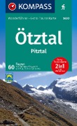 Cover-Bild zum Titel 'KOMPASS Wanderführer Ötztal, Pitztal, 60 Touren mit Extra-Tourenkarte' von 'Raphaela Moczynski, Thomas Mag. Schmarda'
