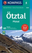 Cover-Bild zum Titel 'KOMPASS Wanderführer Ötztal, Pitztal, 60 Touren mit Extra-Tourenkarte' von 'Raphaela Moczynski, Thomas Mag. Schmarda'