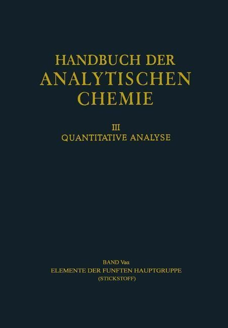 Elemente der Fünften Hauptgruppe - 