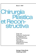 Cover-Bild zum Titel 'Chirurgia Plastica et Reconstructiva' von 'D. Buck-Gramcko, W. Axhausen'
