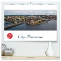 City - Panoramen (hochwertiger Premium Wandkalender 2024 DIN A2 quer), Kunstdruck in Hochglanz - Peter Härlein