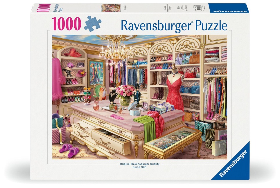 Erwachsenenpuzzle 1000 Teile - Der perfekte Kleiderschrank - 