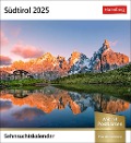 Südtirol Sehnsuchtskalender 2025 - Wochenkalender mit 53 Postkarten - 