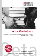 Cover-Bild zum Titel 'Acme (Texteditor)' von ''