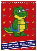 Grundschule Tier Kalender - Tier Wandkalender für Vorschule, Grundschule und Kinderzimmer (Tischkalender 2026 DIN A5 hoch), CALVENDO Monatskalender - Steckandose Dmr