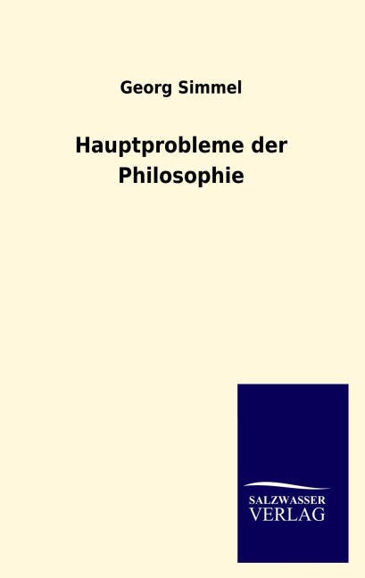 Hauptprobleme der Philosophie - Georg Simmel