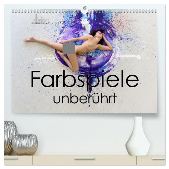 Farbspiele - unberührt (hochwertiger Premium Wandkalender 2026 DIN A2 quer), Kunstdruck in Hochglanz - Ulrich Allgaier