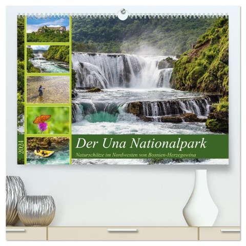 Der Una Nationalpark (hochwertiger Premium Wandkalender 2024 DIN A2 quer), Kunstdruck in Hochglanz - Ursula Di Chito