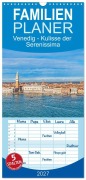 Cover-Bild zum Titel 'Familienplaner 2027 - Venedig - Kulisse der Serenissima mit 5 Spalten (Wandkalender, 21 x 45 cm) CALVENDO' von 'Dieter Meyer'