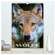 Cover-Bild zum Titel 'Das Wesen der Wölfe (hochwertiger Premium Wandkalender 2026 DIN A2 hoch), Kunstdruck in Hochglanz' von 'Renate Utz'
