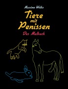 Cover-Bild zum Titel 'Tiere mit Penissen - Das Malbuch' von 'Massimo Wolke'