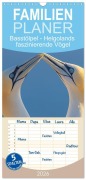 Cover-Bild zum Titel 'Familienplaner 2026 - Basstölpel - Helgolands faszinierende Vögel mit 5 Spalten (Wandkalender, 21 x 45 cm) CALVENDO' von 'Burkhard Regner'