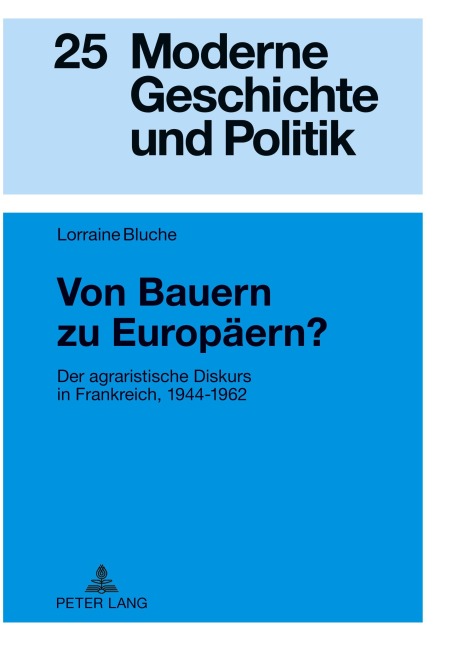 Von Bauern zu Europäern? - Lorraine Bluche