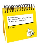 Cover-Bild zum Titel 'Die Mumins für alle Lebenslagen. Postkartenkalender 2027' von 'Tove Jansson'