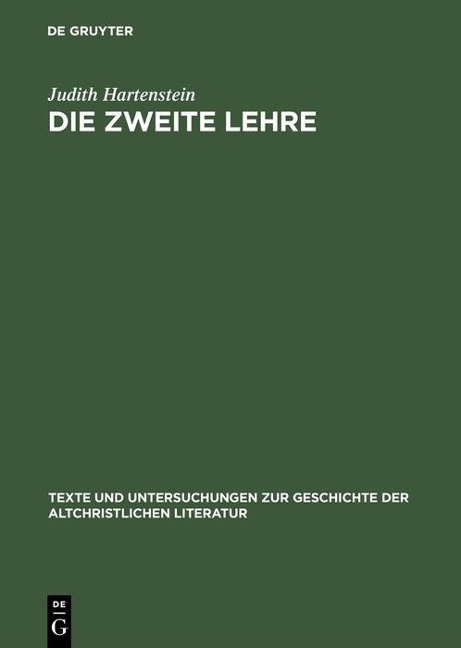 Die Zweite Lehre - Judith Hartenstein