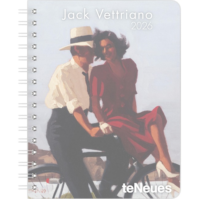 Jack Vettriano 2026 - Diary - Buchkalender - Taschenkalender - Kunstkalender - 16,5x21,6 - 