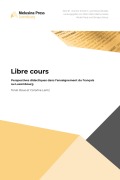 Cover-Bild zum Titel 'Libre cours' von 'Tonia Raus, Caroline Lentz'