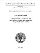 Cover-Bild zum Titel 'Kant und die Medizin' von ''