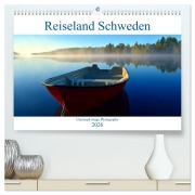Reiseland Schweden (hochwertiger Premium Wandkalender 2026 DIN A2 quer), Kunstdruck in Hochglanz - Christoph Junge