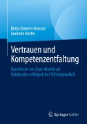 Cover-Bild zum Titel 'Vertrauen und Kompetenzentfaltung' von 'Britta Bolzern-Konrad, Gerlinde Dörfel'