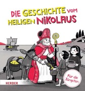 Cover-Bild zum Titel 'Die Geschichte vom heiligen Nikolaus Kontrastbuch (Pappbilderbuch)' von 'Julia Kottal'