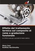 Cover-Bild zum Titel 'Effetto del trattamento termico sul composito di rame a gradazione funzionale' von 'Manu Sam, Radhika Nachimuthu'