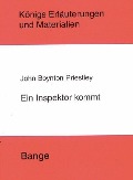 Cover-Bild zum Titel 'Ein Inspektor kommt (An Inspector Calls). Textanalyse und Interpretation.' von 'John B Priestley'