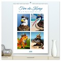 Tiere als Könige (hochwertiger Premium Wandkalender 2024 DIN A2 hoch), Kunstdruck in Hochglanz - Tiere als Könige