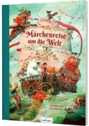 Cover-Bild zum Titel 'Märchenreise um die Welt' von 'Brüder Grimm, Hans Christian Andersen'