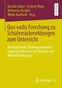 Cover-Bild zum Titel 'Quo vadis Forschung zu Schülerrückmeldungen zum Unterricht' von ''