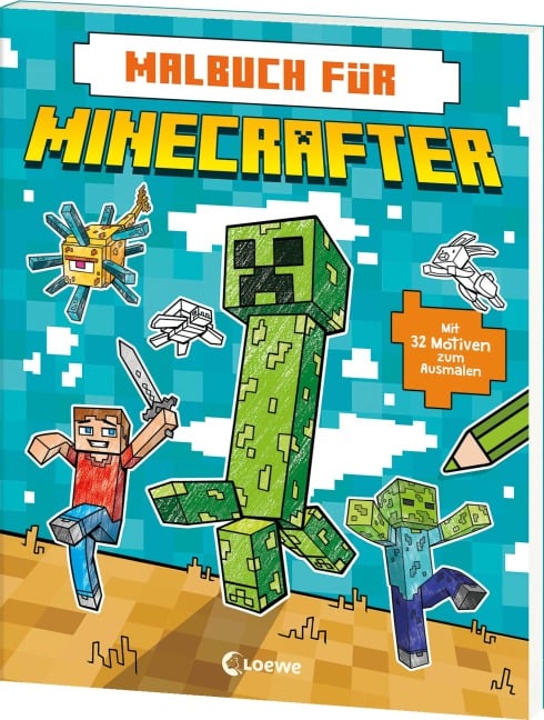 Malbuch für Minecrafter - 