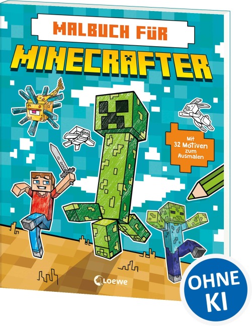 Malbuch für Minecrafter - 