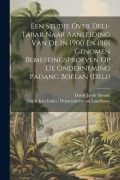 Cover-Bild zum Titel 'Een Studie Over Deli-tabak Naar Aanleiding Van De In 1900 En 1901 Genomen Bemestingsproeven Op De Onderneming Padang Boelan (deli)' von 'David Jacob Hissink'
