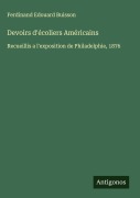 Cover-Bild zum Titel 'Devoirs d'écoliers Américains' von 'Ferdinand Edouard Buisson'